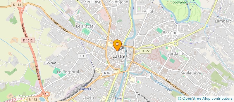localisation de l'entreprise FORMA FUTURI - CONCEVOIR ET BATIR DES ESPACES A VIVRE à CASTRES