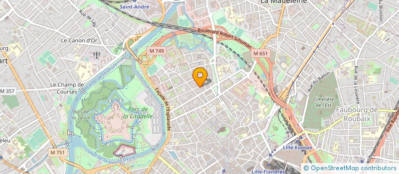 localisation de l'entreprise FORMA GESTION - FINANCE à LILLE