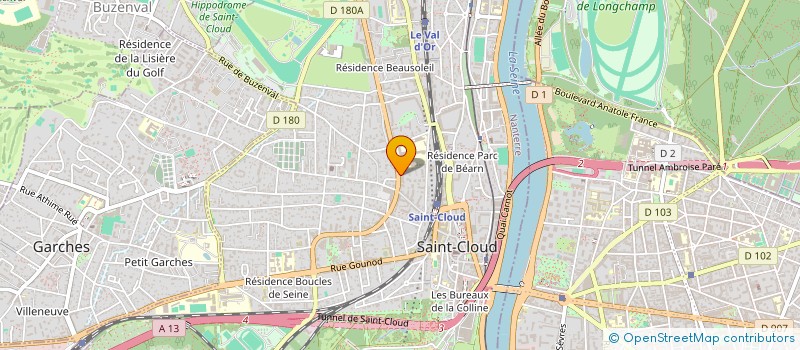 localisation de l'entreprise FORMA IMMOBILIER à SAINT-CLOUD