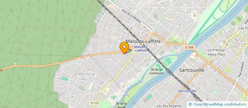 localisation de l'entreprise FORMA-LEARN  MAISONS-LAFFITTE