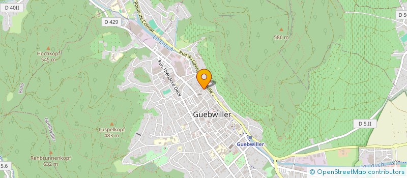 localisation de l'entreprise FORMA MIRA  GUEBWILLER