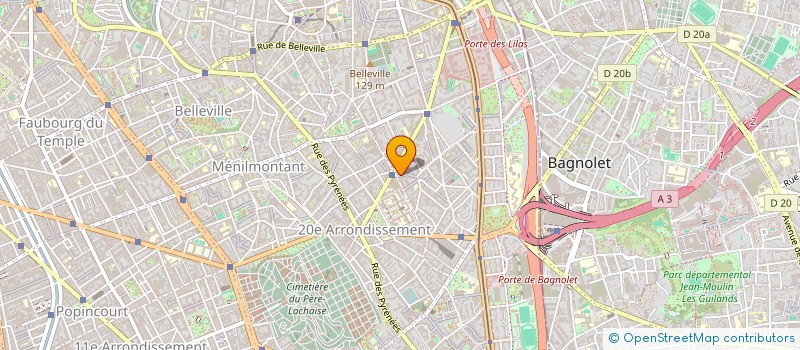 localisation de l'entreprise FORMA.MOV  PARIS