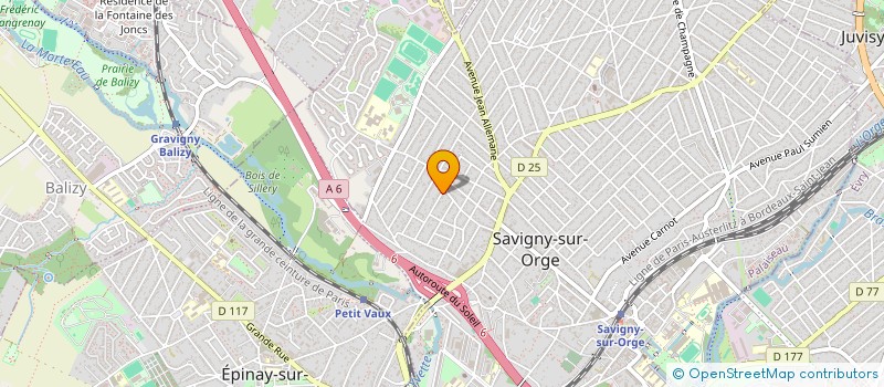 localisation de l'entreprise FORMA 'ONE à SAVIGNY-SUR-ORGE