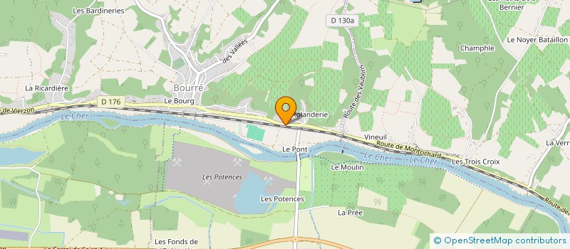 localisation de l'entreprise FORMA PLUS  MONTRICHARD VAL DE CHER