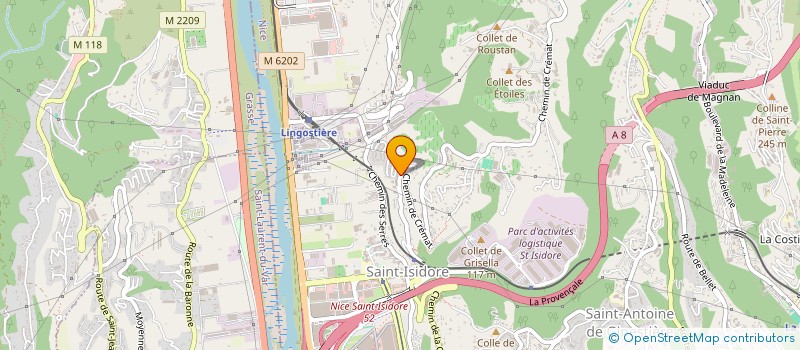 localisation de l'entreprise FORMA'PRESTIGE à NICE