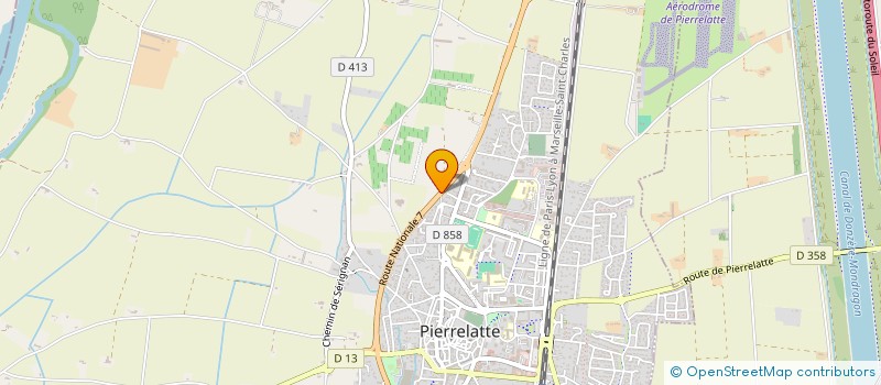 localisation de l'entreprise FORMA PRO à PIERRELATTE