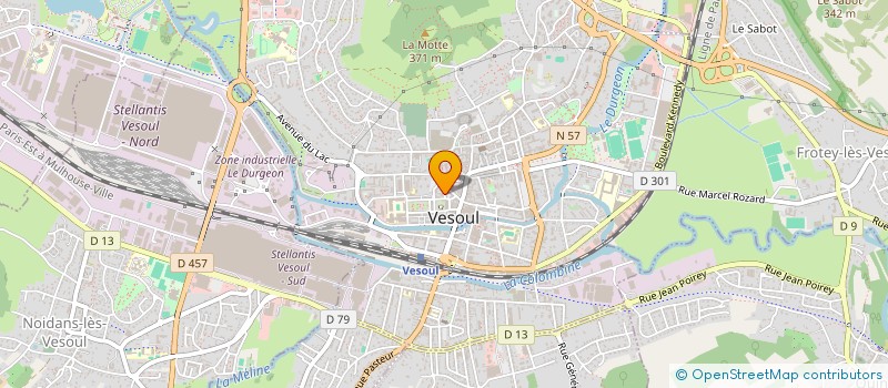 localisation de l'entreprise FORMA-PRO-EST 70 à VESOUL