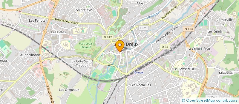 localisation de l'entreprise FORMA'ROUTE à DREUX