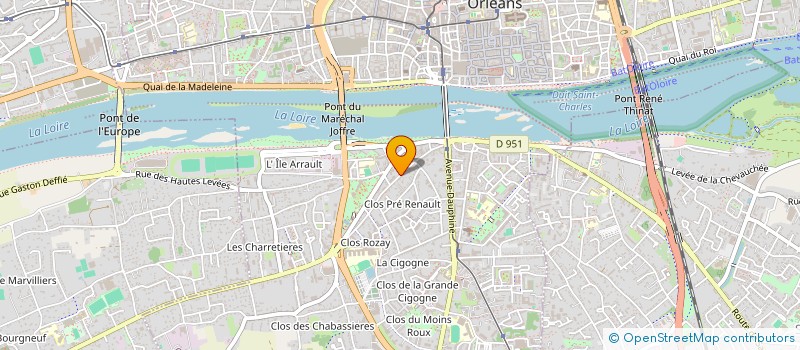 localisation de l'entreprise FORMA SANTE à ORLEANS