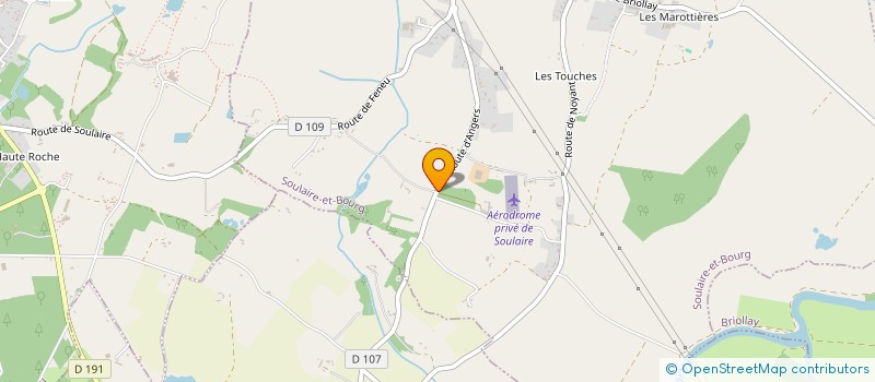localisation de l'entreprise FORMA SARL à SOULAIRE-ET-BOURG