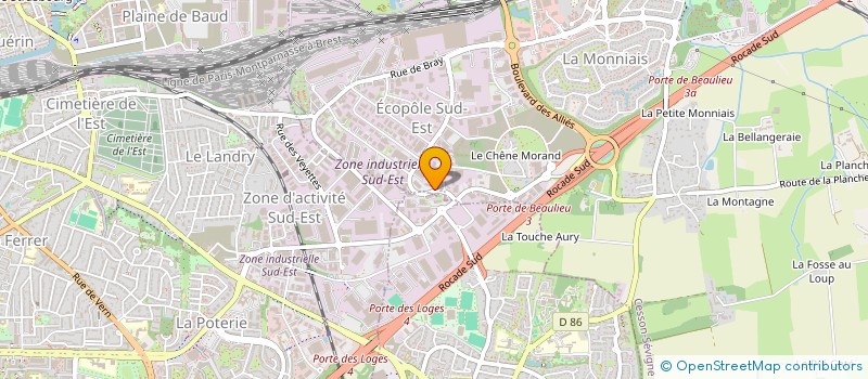 localisation de l'entreprise FORMA-SPHERE  CESSON-SEVIGNE