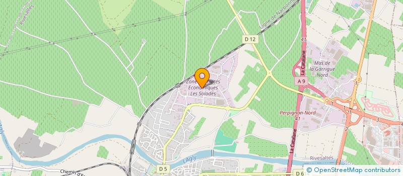 localisation de l'entreprise FORMA-STEEL  RIVESALTES