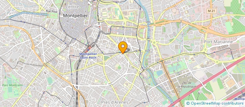 localisation de l'entreprise FORMA'SUD PACA à MONTPELLIER
