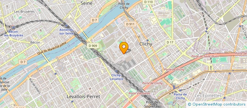 localisation de l'entreprise FORMA TEXTI HABIL CUIR SECTEURS CONNEXES à CLICHY