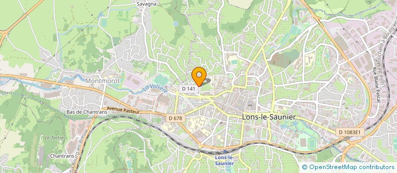 localisation de l'entreprise FORMABANK CONSULTING à LONS-LE-SAUNIER