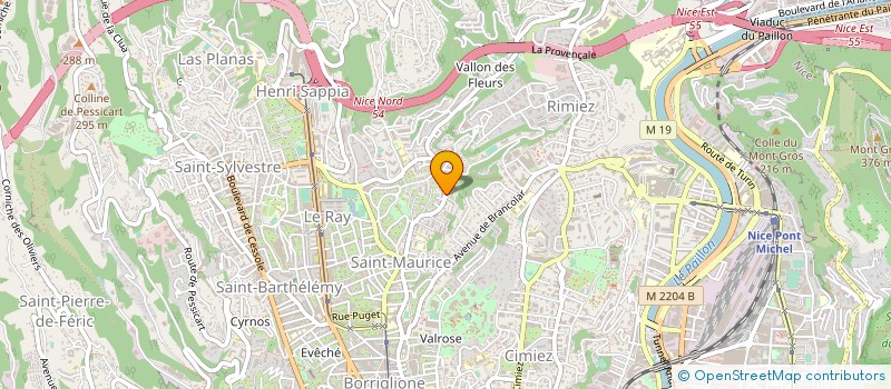 localisation de l'entreprise FORMABAT à NICE