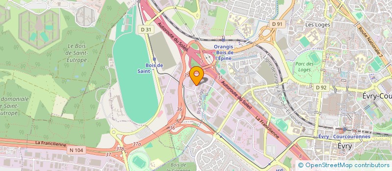 localisation de l'entreprise FORMABAT à RIS-ORANGIS