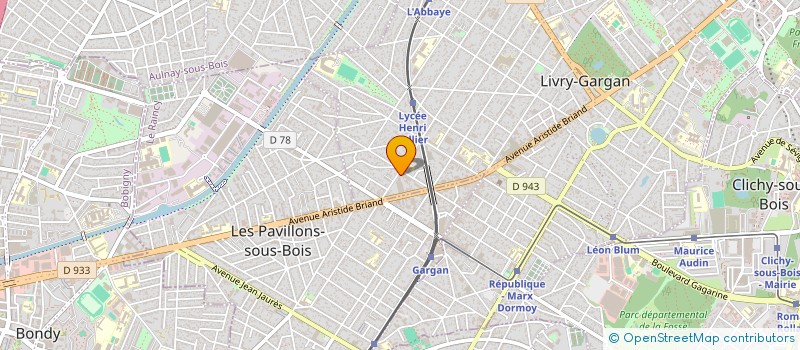 localisation de l'entreprise FORMABI  LIVRY-GARGAN