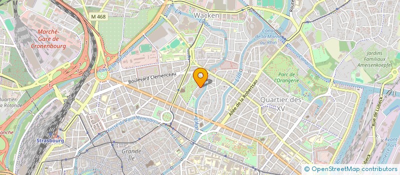 localisation de l'entreprise FORMACAT à STRASBOURG