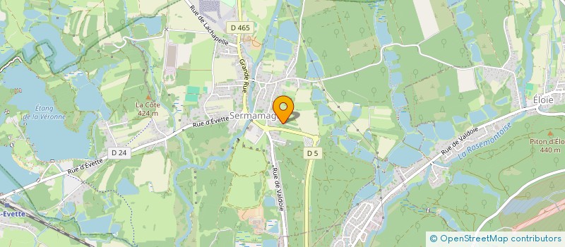 localisation de l'entreprise FORMACCORD à SERMAMAGNY