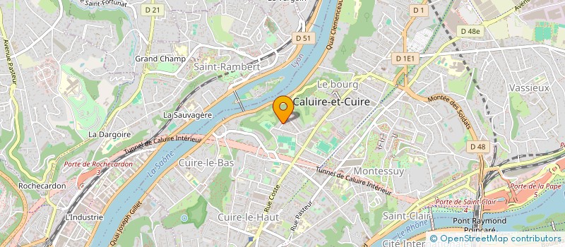 localisation de l'entreprise FORMACDIS à CALUIRE-ET-CUIRE