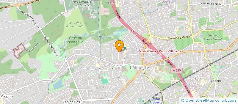 localisation de l'entreprise FORMACITE à PESSAC