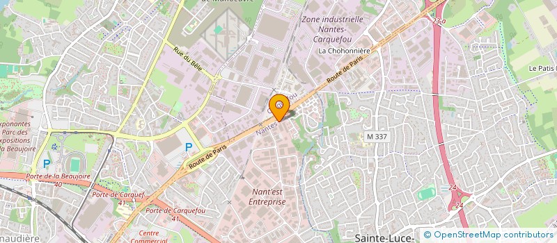 localisation de l'entreprise FORMACLICK à NANTES