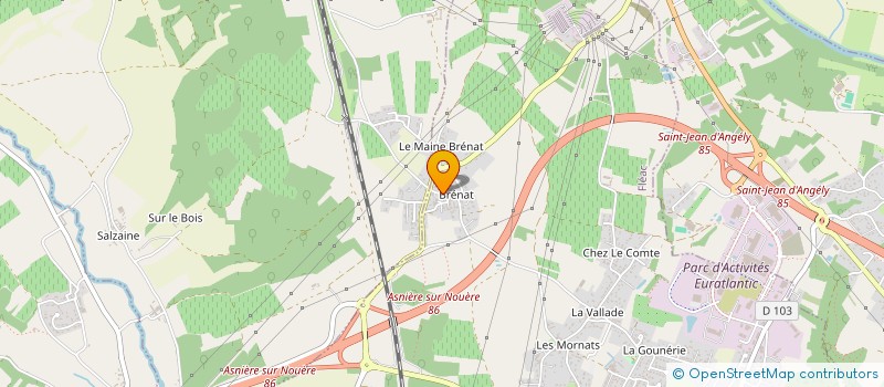 localisation de l'entreprise FORMACOLOGIE à FLEAC