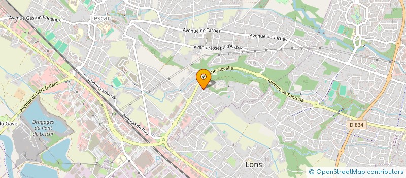 localisation de l'entreprise FORMACOM à LESCAR
