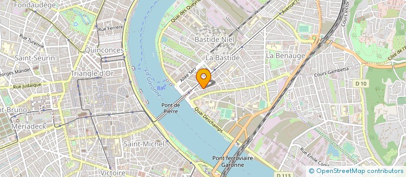 localisation de l'entreprise FORMACOM à BORDEAUX