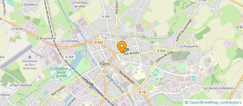 localisation de l'entreprise FORMACOM à FLERS