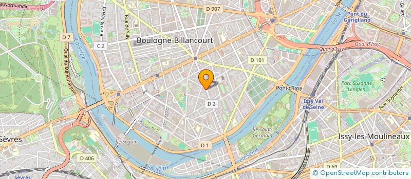localisation de l'entreprise FORMACONTINUE  BOULOGNE-BILLANCOURT