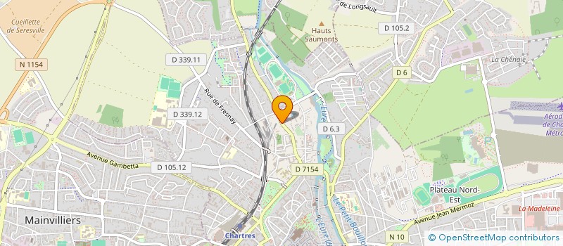 localisation de l'entreprise FORMACONVERT à CHARTRES