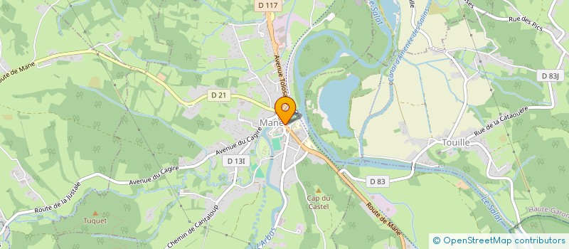 localisation de l'entreprise FORMACORNA  MANE