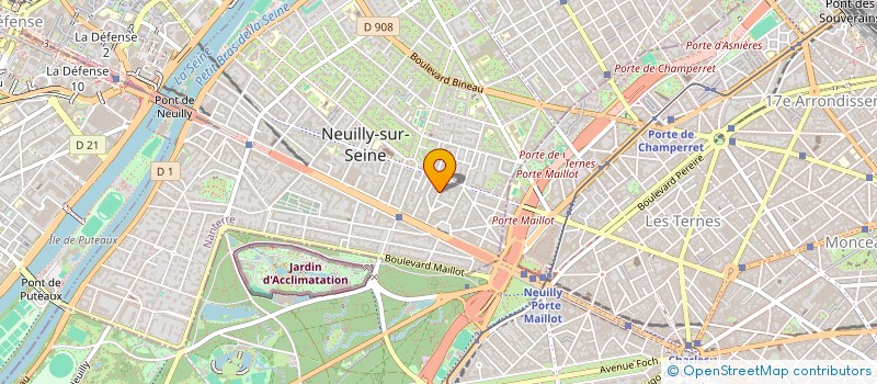 localisation de l'entreprise FORMACORP à NEUILLY-SUR-SEINE