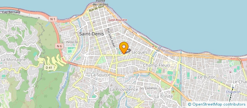 localisation de l'entreprise FORMACTION à SAINT-DENIS