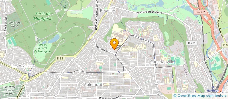 localisation de l'entreprise FORMACTION à LE HAVRE