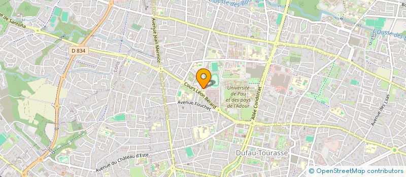 localisation de l'entreprise FORMACTION 640  PAU