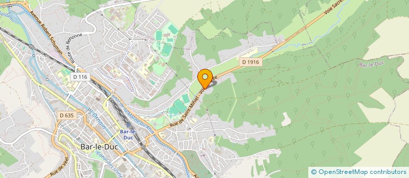 localisation de l'entreprise FORMACTION à BAR-LE-DUC