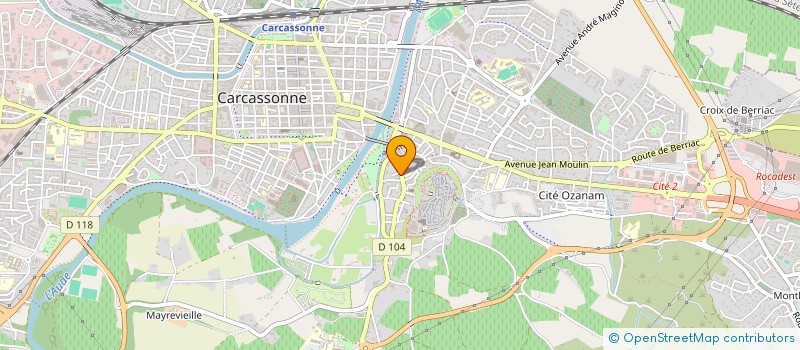 localisation de l'entreprise FORMACTION PLENITUDE à CARCASSONNE