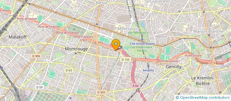 localisation de l'entreprise FORMACTION PRO  MONTROUGE