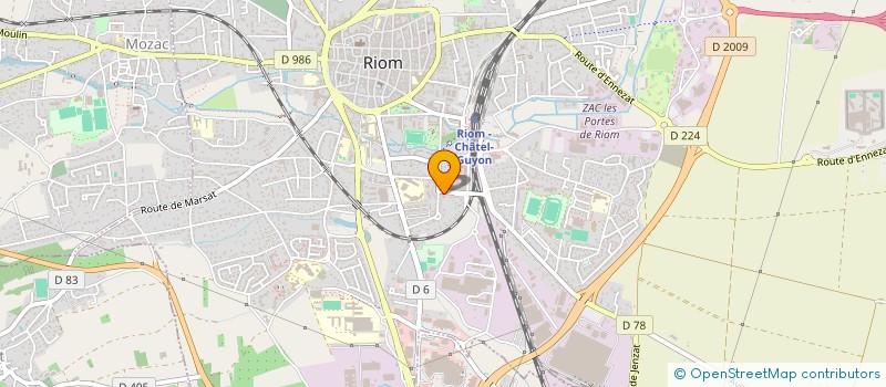 localisation de l'entreprise FORMACTIV IMMO  RIOM