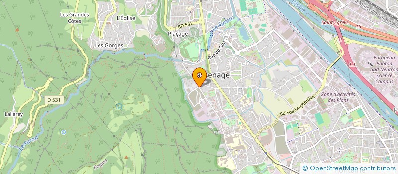 localisation de l'entreprise FORMACUT  SASSENAGE