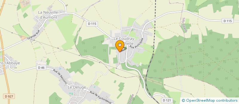 localisation de l'entreprise FORMADANS'  LE COUDRAY-SUR-THELLE