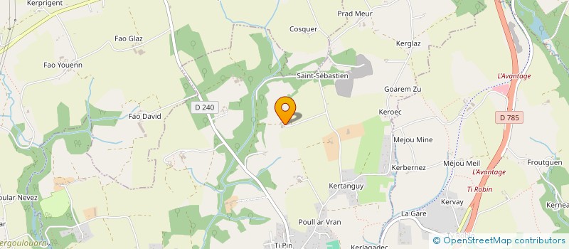 localisation de l'entreprise FORMADEN  PLOMEUR