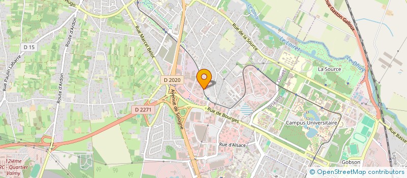 localisation de l'entreprise FORMADIGIT à OLIVET
