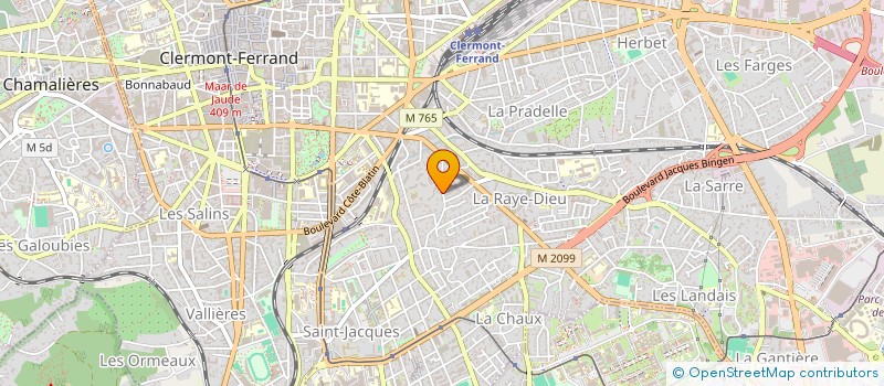 localisation de l'entreprise FORMADOC  CLERMONT-FERRAND