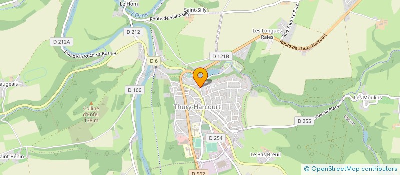 localisation de l'entreprise FORMADOG C.I.F.C à THURY-HARCOURT-LE-HOM