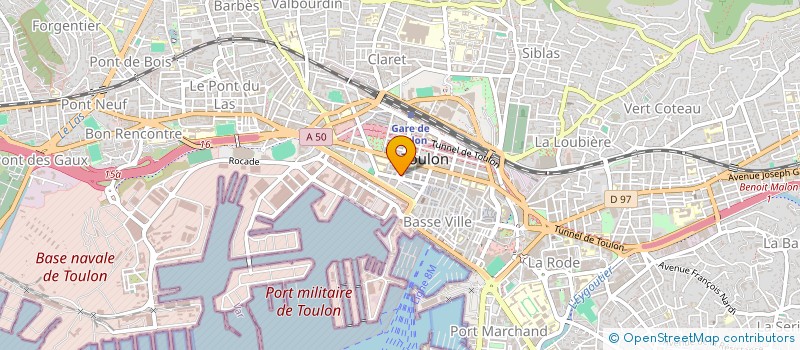 localisation de l'entreprise FORMADOM à TOULON