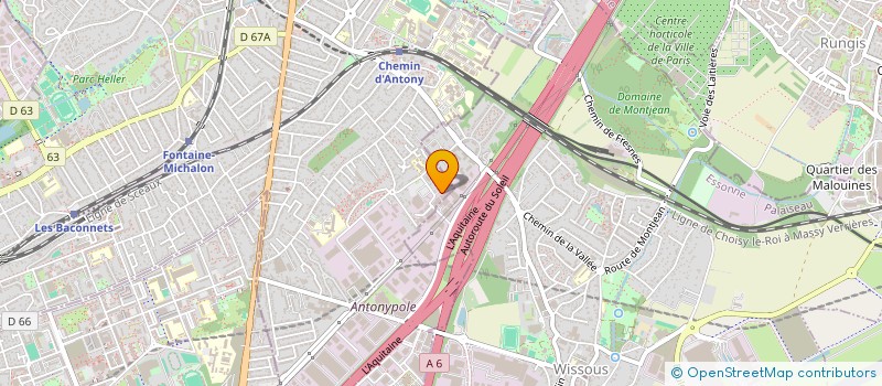 localisation de l'entreprise FORMAFIRST à ANTONY